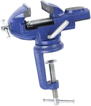 360 Degree Rotaty Mini Table Vise 1Pc Bench Clamp-on Vise Iron Die-Casting Household Vise for Wood Carving Portable
