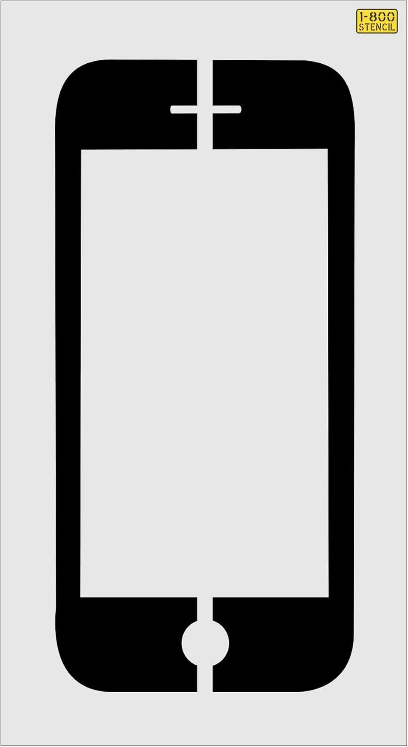 36.5" Burger King Mobile Logo Stencil - 1/16" (.063") Light-Duty LDPE