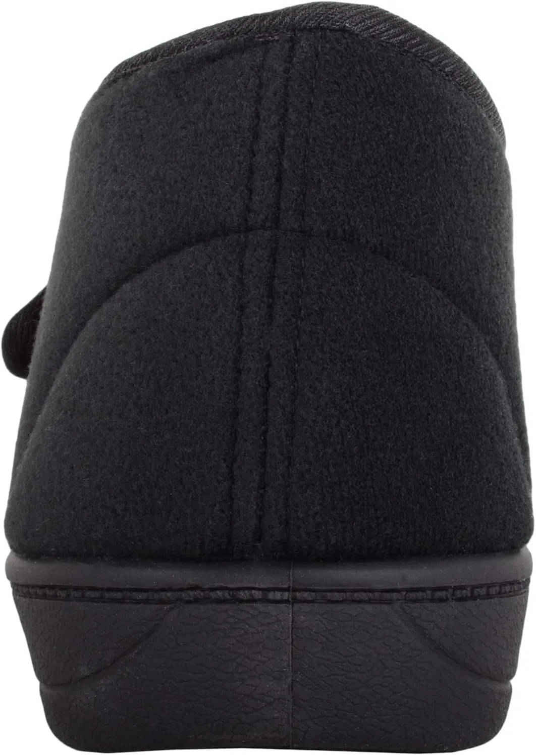 ABSOLUTE FOOTWEAR Mens Velour Easy Slip on Twin Touch and Close Wide Fitting Slippers