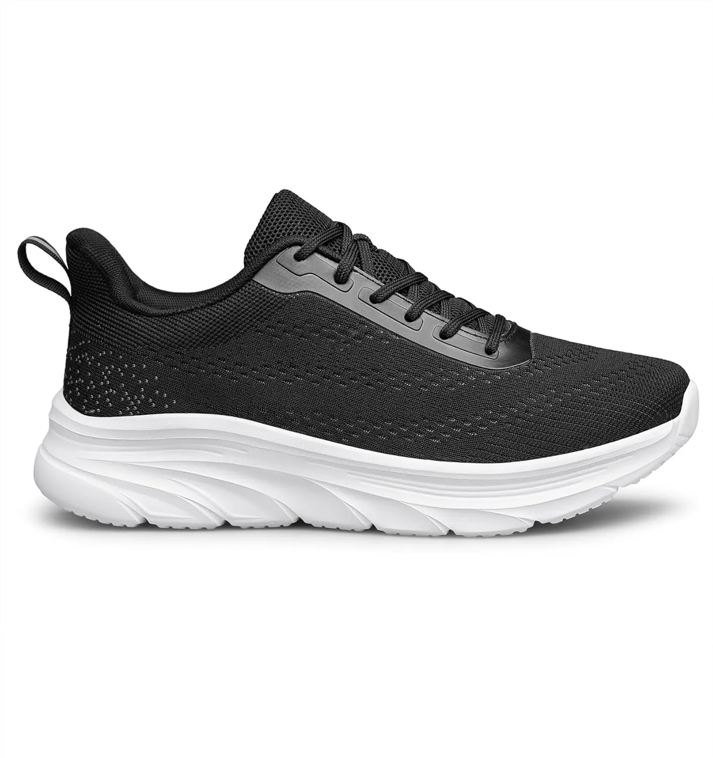 AFB Men's Walking Shoes Slip On Running Shoes Non Slip Lightweight Lace-Ups Mesh Gym Tennis Sneakers