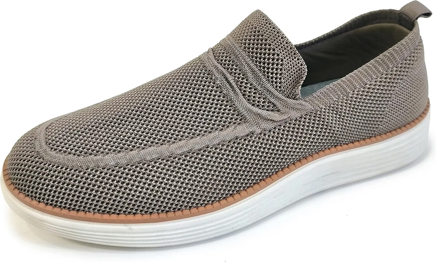 AKADEMIKS Men's Dayton Slip-On Shoes, Stylish Breathable Knit Sneakers, Comfortable Casual Loafers, Size 8-13