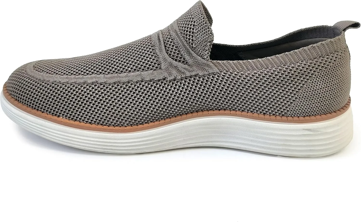AKADEMIKS Men's Dayton Slip-On Shoes, Stylish Breathable Knit Sneakers, Comfortable Casual Loafers, Size 8-13