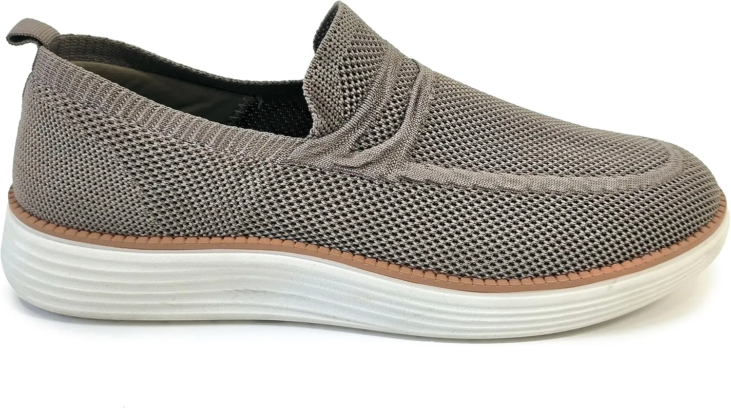 AKADEMIKS Men's Dayton Slip-On Shoes, Stylish Breathable Knit Sneakers, Comfortable Casual Loafers, Size 8-13