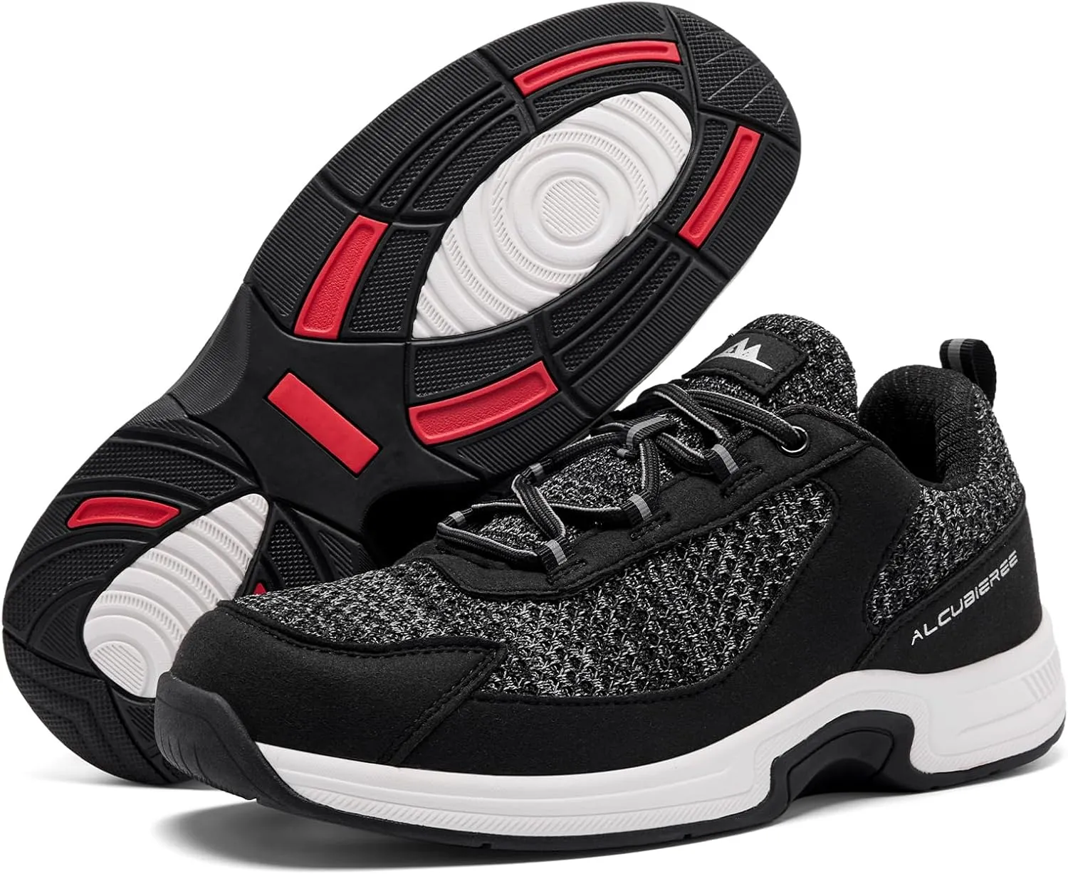alcubieree OTR Mens Walking Shoes Diabetic Orthopedic Sneakers for Plantar Fasciitis