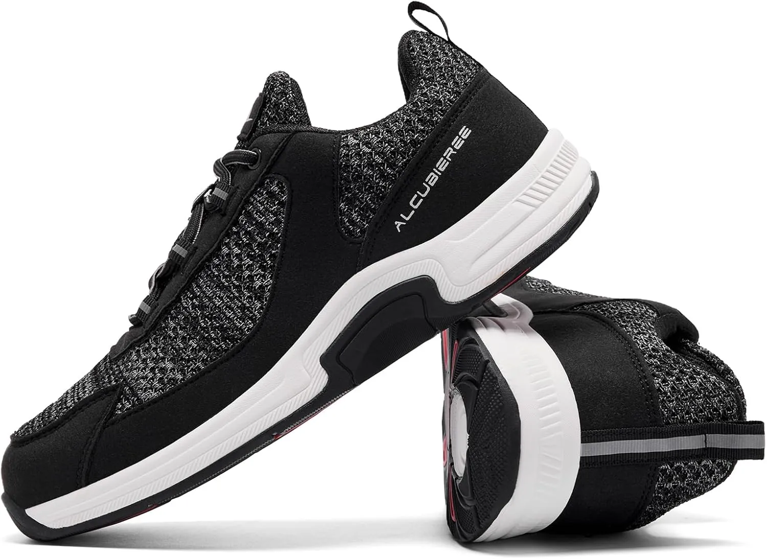 alcubieree OTR Mens Walking Shoes Diabetic Orthopedic Sneakers for Plantar Fasciitis