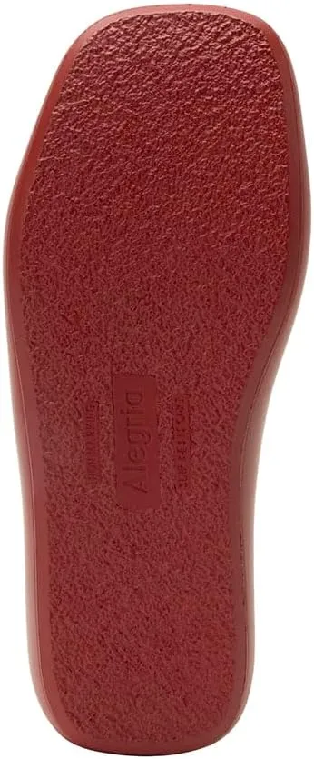 Alegria Women Portia Leather Square Toe Sandal Slide