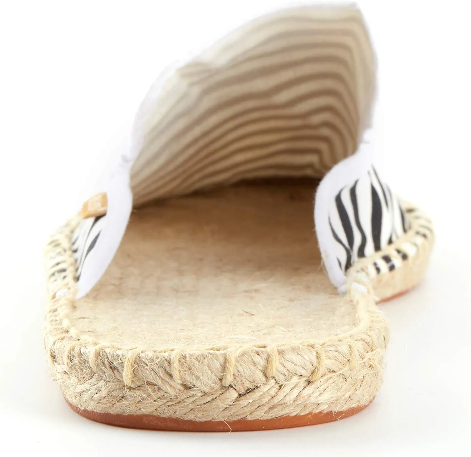 Alexis Leroy Men's Closed Toe Classic Stripe Flat Espadrille Mules