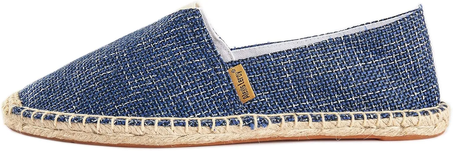 Alexis Leroy Men's Fashion Casual Canvas Slip on Flat Espadrilles