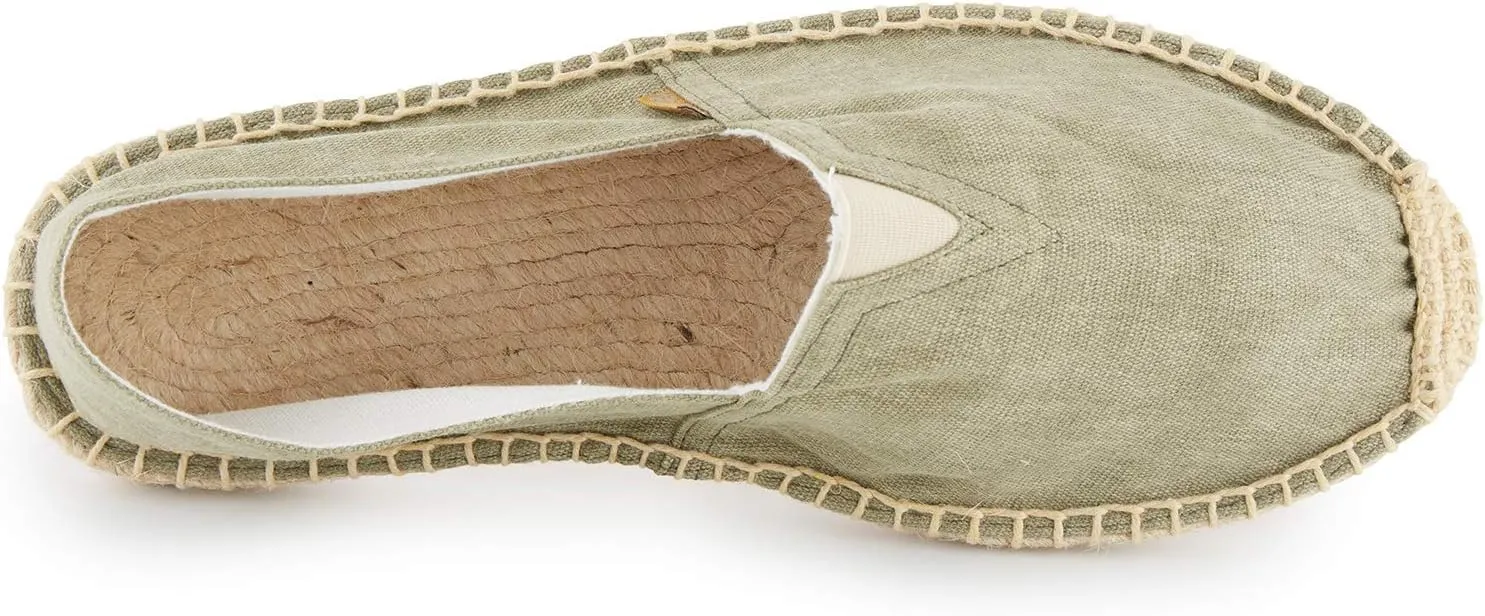 Alexis Leroy Men's Fashion Casual Canvas Slip on Flat Espadrilles
