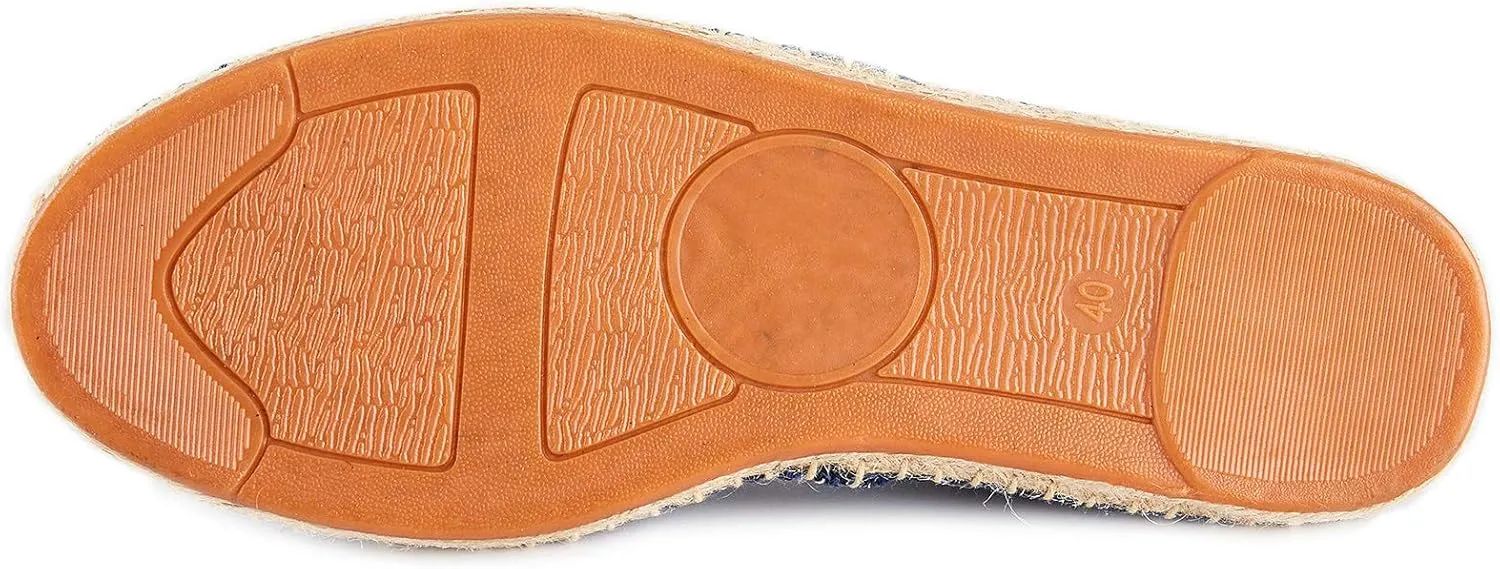 Alexis Leroy Men's Fashion Casual Canvas Slip on Flat Espadrilles