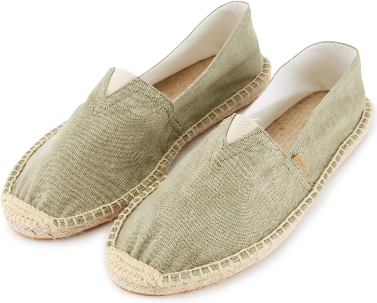 Alexis Leroy Men's Fashion Casual Canvas Slip on Flat Espadrilles