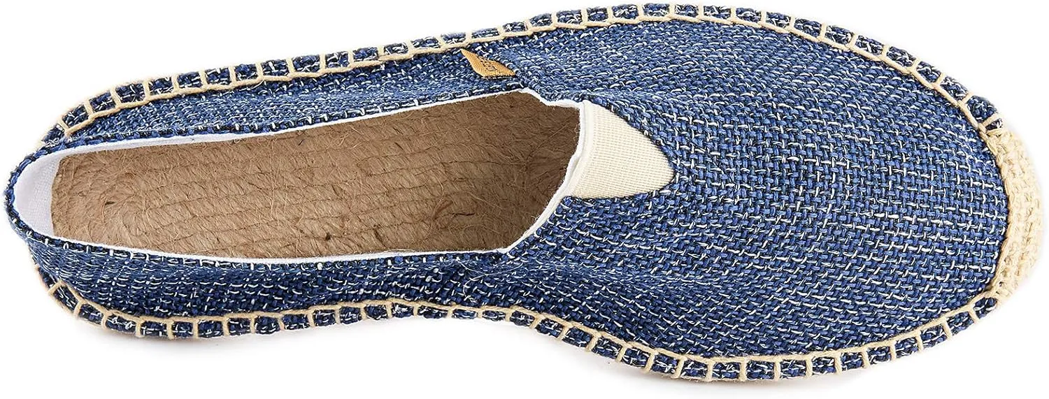 Alexis Leroy Men's Fashion Casual Canvas Slip on Flat Espadrilles