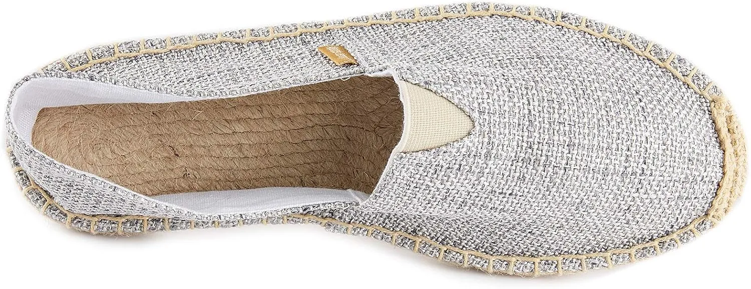 Alexis Leroy Men's Fashion Casual Canvas Slip on Flat Espadrilles
