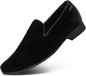 ALLY UNION MAKE FORCE Mens Loafers Dress Slip on Party Wedding Penny Smoking Shoes
