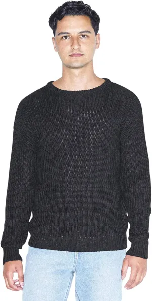 American Apparel Men's Fisherman's Long-Sleeve Pullover Knit Sweater