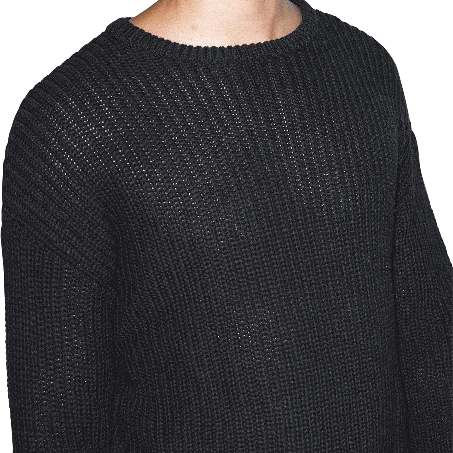 American Apparel Men's Fisherman's Long-Sleeve Pullover Knit Sweater