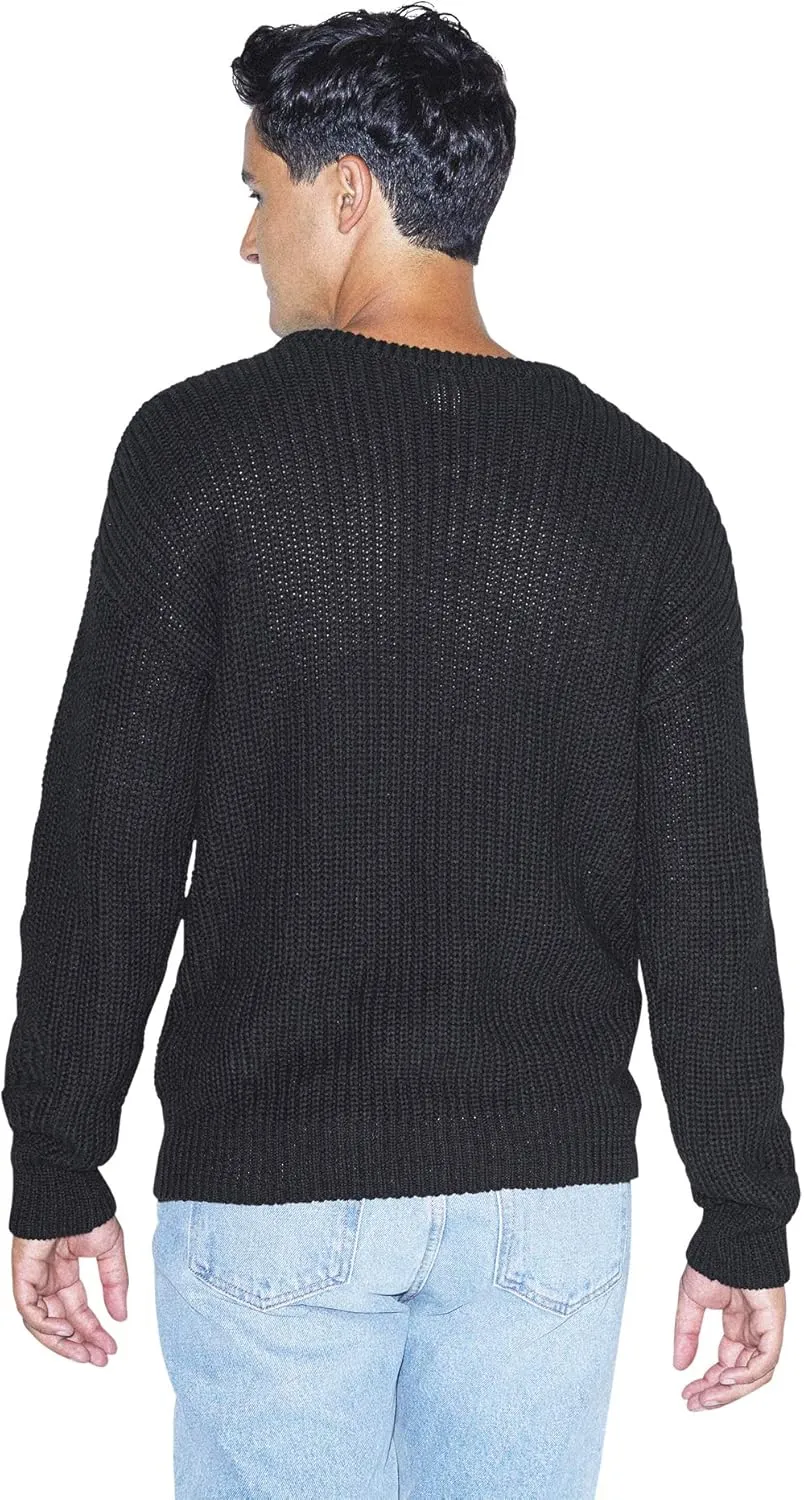 American Apparel Men's Fisherman's Long-Sleeve Pullover Knit Sweater