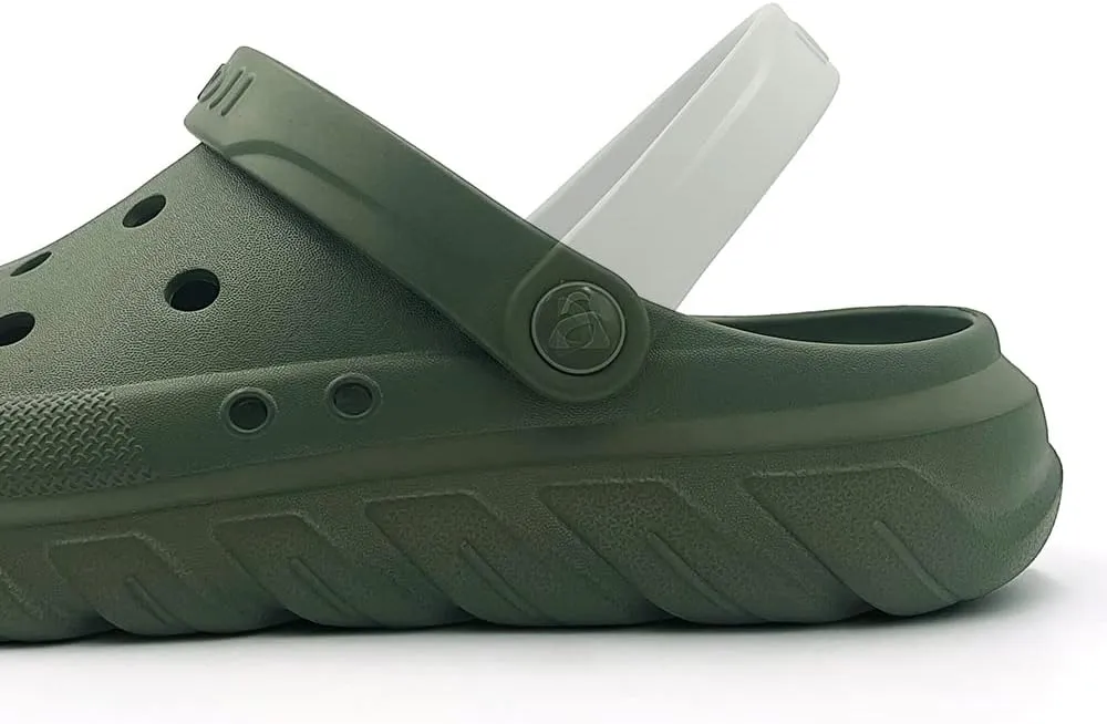 Amoji Unisex Garden Clogs Gardening Slip On Shoes CL212