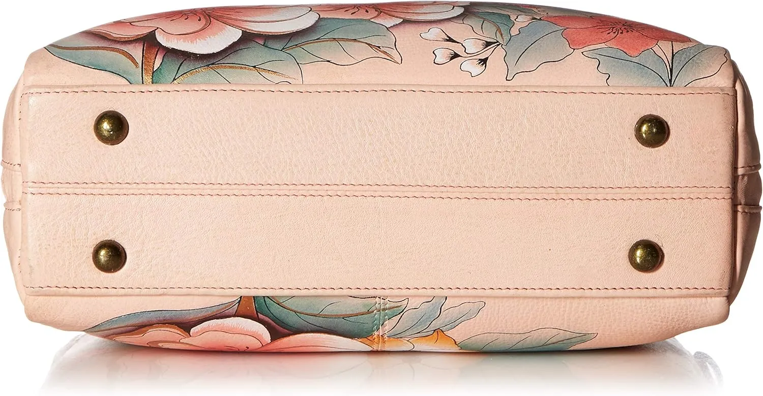 Anna by Anuschka Women’s Genuine Leather Medium Cross Body | Hand Painted Original Artwork | Chic & Stylish Organizer