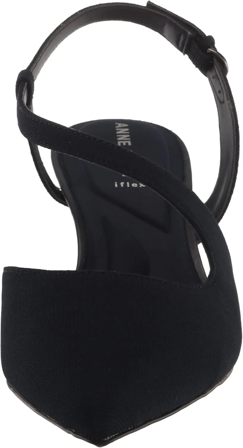 Anne Klein Womens Pointed Toe Dressy Kitten Heels