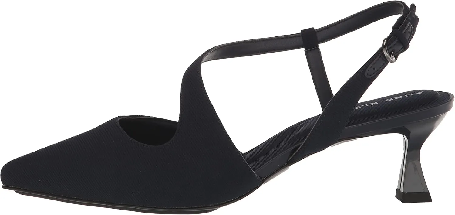 Anne Klein Womens Pointed Toe Dressy Kitten Heels