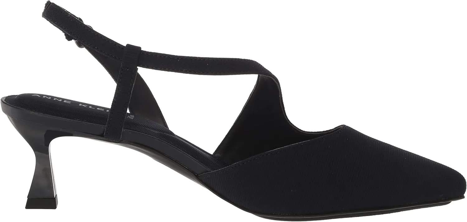 Anne Klein Womens Pointed Toe Dressy Kitten Heels