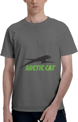 Arctic Cat Logo Men's T-Shirt, Cotton Short-Sleeved T-Shirt