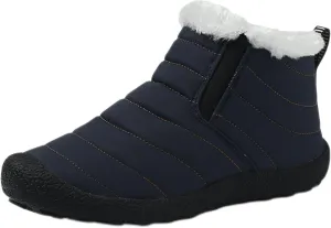 Asifn Mens Women Lightweight Bootie Slippers with Memory Foam Indoor Outdoor Warm House Shoes Waterproof Sport Lounge Camping Boots