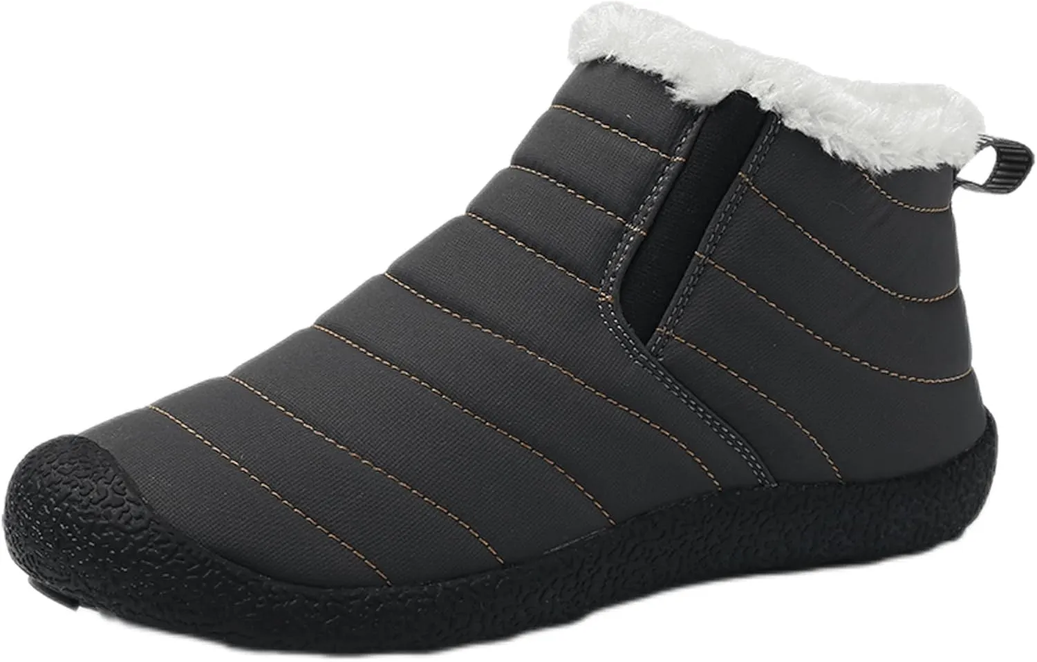 Asifn Mens Women Lightweight Bootie Slippers with Memory Foam Indoor Outdoor Warm House Shoes Waterproof Sport Lounge Camping Boots