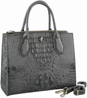Authentic Real Alligator Leather Women's Handbag Genuine Exotic Crocodile Skin Lady Single Shoulder Bag Female Crossbody Bag