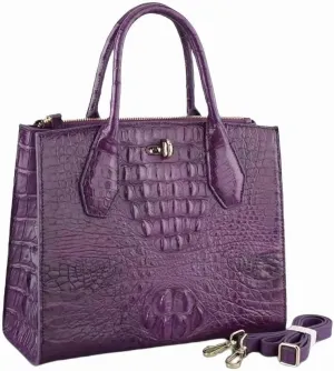 Authentic Real Alligator Leather Women's Handbag Genuine Exotic Crocodile Skin Lady Single Shoulder Bag Female Crossbody Bag