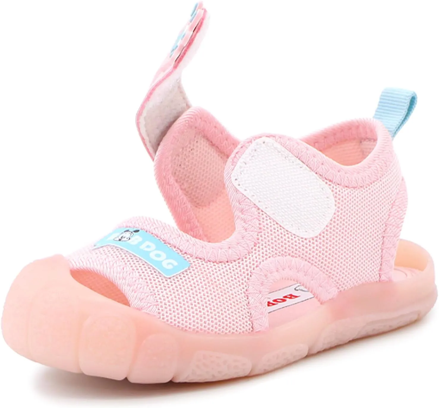Baby Boys Grils Toddler Sports Sandals, Lightweight Flexible with Anti-Slip Soles, Breathable Fabric Velcro Closure Easy on off