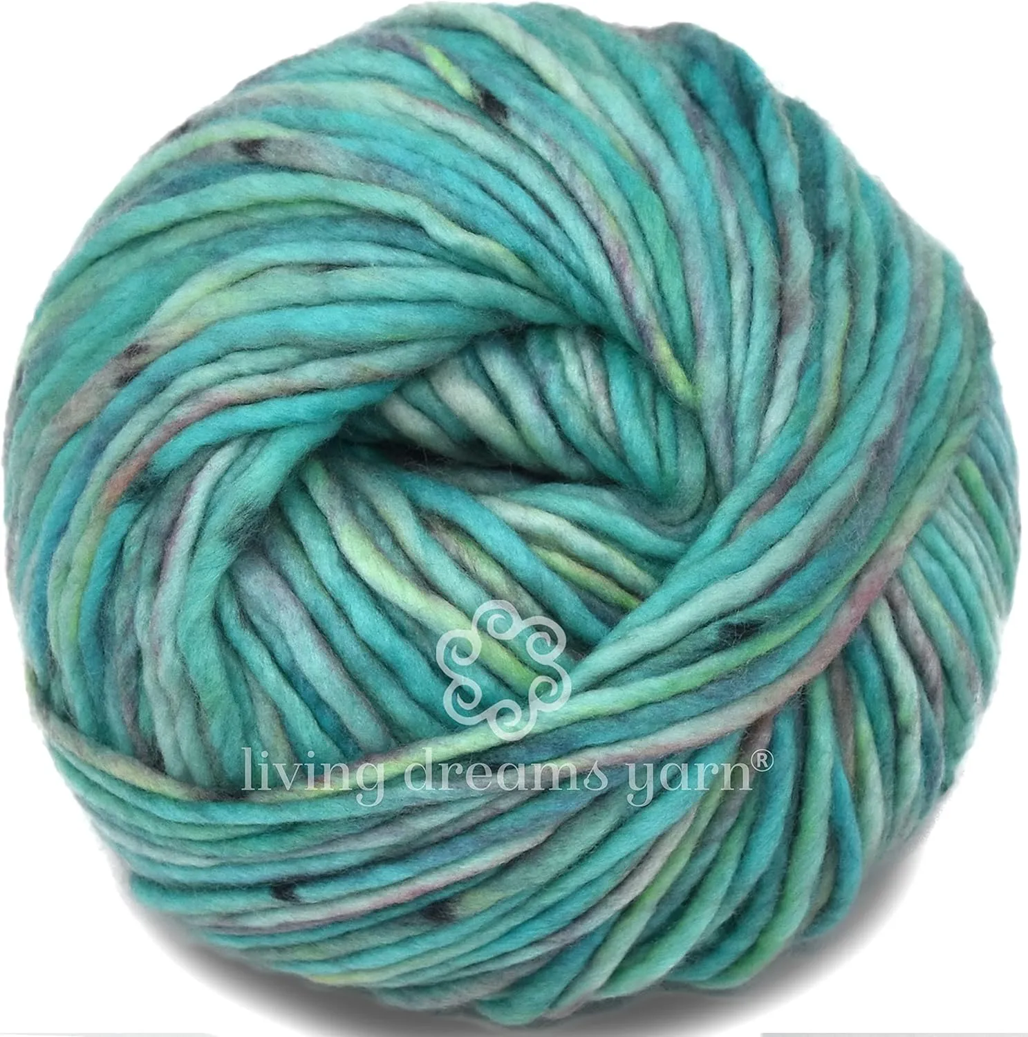 BAE by Living Dreams Yarn. Cuddly, Strong & Super Soft for Next to Skin Winter Knits. 100% Extrafine Merino Bulky Roving Yarn, Crush