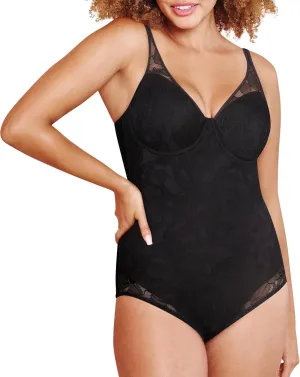 Bali Women's Shapewear Body Shaper, Firm-Control Ultra-Light Lace Shapewear with Underwire Bra