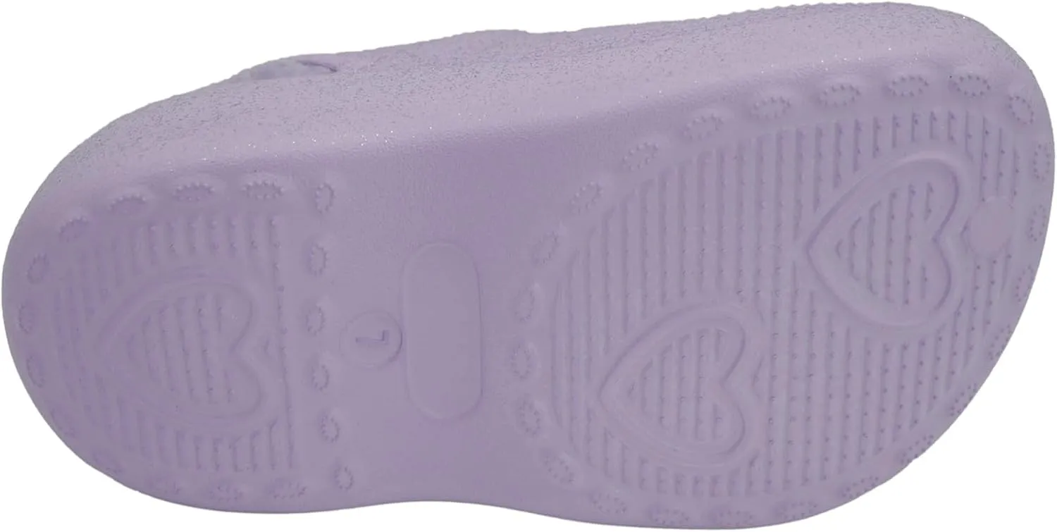 Barbie Toddler Girls' Faux Fur Lined Clogs with Adjustable Strap – Comfortable, Cozy, and Stylish Slip-On Shoes