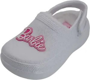Barbie Toddler Girls' Faux Fur Lined Clogs with Adjustable Strap – Comfortable, Cozy, and Stylish Slip-On Shoes