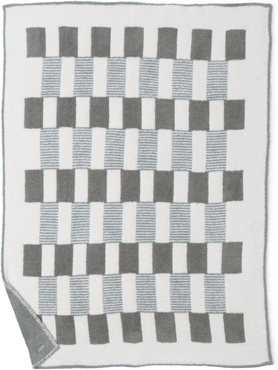Barefoot Dreams® CozyChic® Tile Check Throw, Eucalyptus Multi, 54"x72"