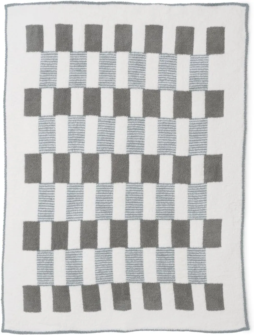 Barefoot Dreams® CozyChic® Tile Check Throw, Eucalyptus Multi, 54"x72"