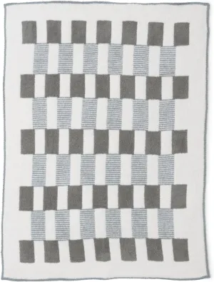 Barefoot Dreams® CozyChic® Tile Check Throw, Eucalyptus Multi, 54"x72"