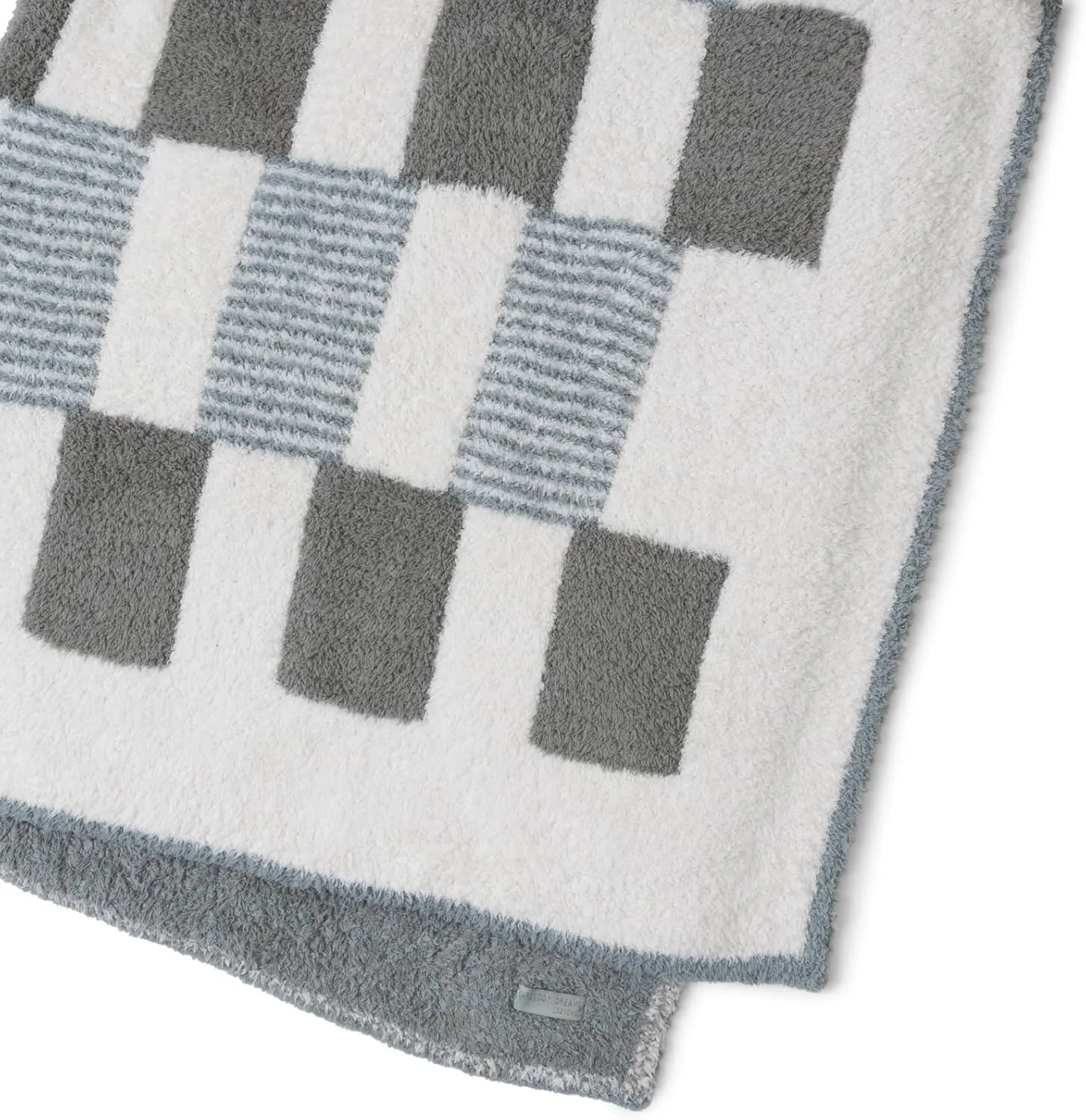 Barefoot Dreams® CozyChic® Tile Check Throw, Eucalyptus Multi, 54"x72"