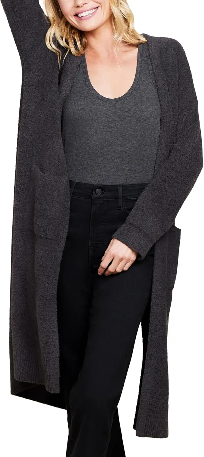 Barefoot Dreams Women's CozyChic Luxe High Slit Cardigan