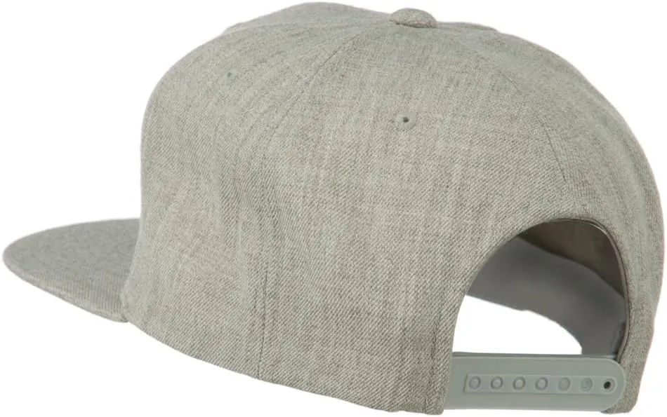 Big Diamond Embroidered Flat Bill Cap