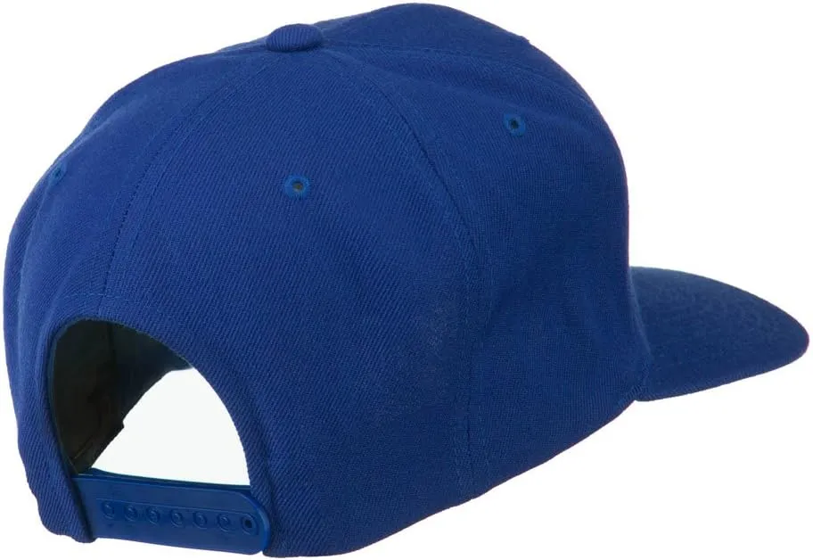 Big Diamond Embroidered Flat Bill Cap
