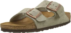 Birkenstock Arizona Birkibuc Sandal,Taupe Suede,10-10.5 2A(N) US Men