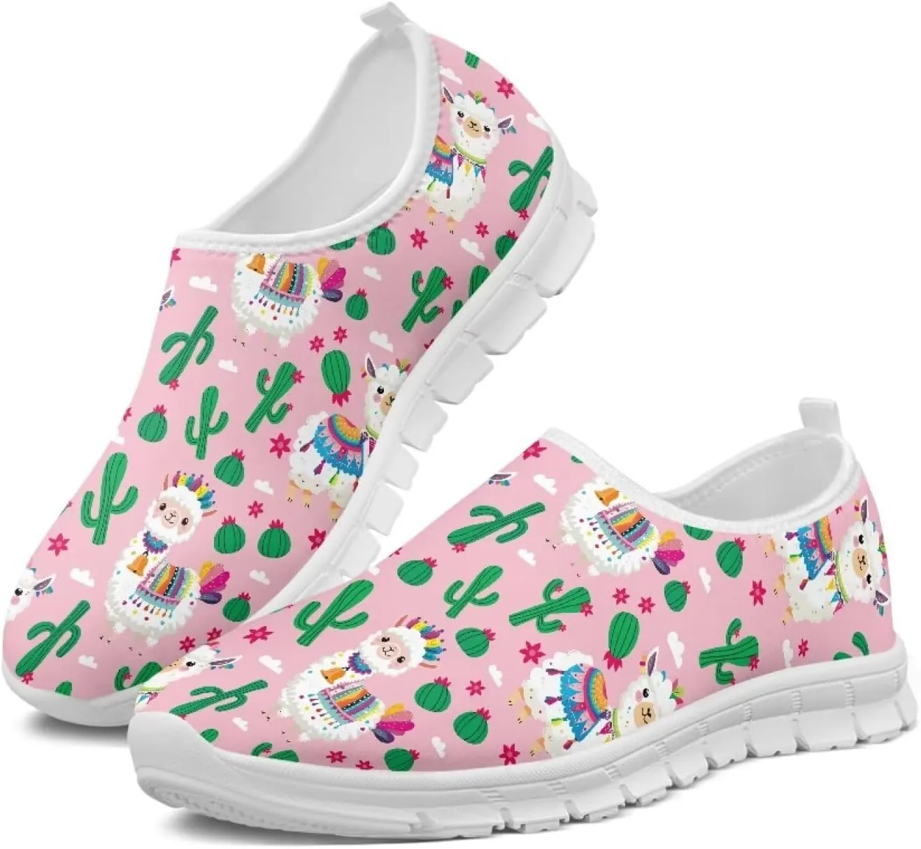 Biyejit Lightweight Shoes Slip on Sneakers for Women with Flexible Outsole Loafers Women Footwear Sockless Wear Flats