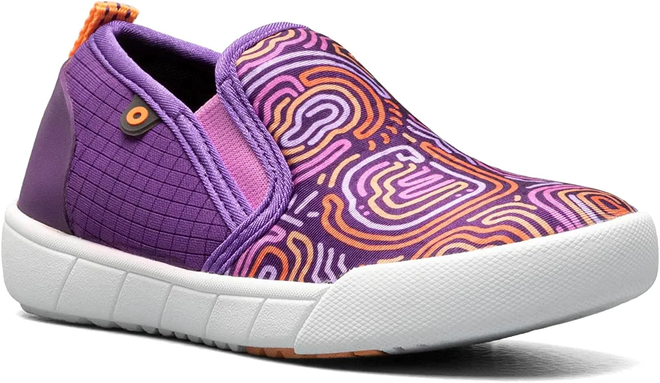 BOGS Unisex-Child Kicker Ii Slip-on-Cloud Geo (Toddler/Little Kid) Rain Shoe