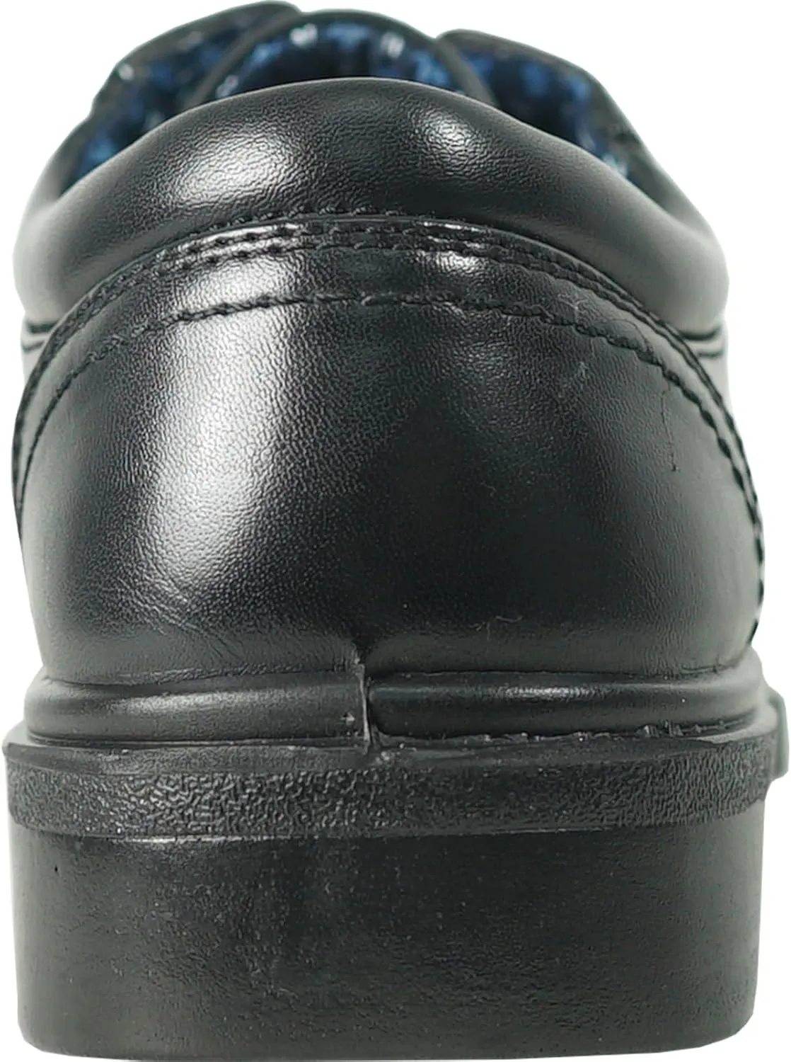 bravo! Boy Classic Slip-on Loafer and Lace-up Oxford William Kid Dress Shoe School Uniform with Removable Insole and Square Toe Black Brown Black Patent