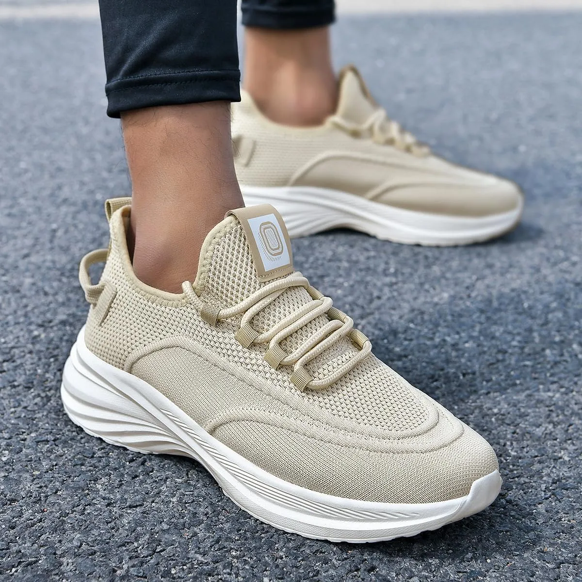 Breathable Mesh Casual Chunky Sneakers Lightweight Road Running Jogging Walking Shoes