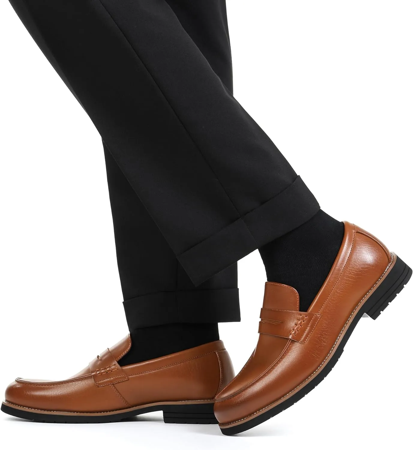 Bruno Marc Men's Dress Slip-on Penny Loafers Business Formal Shoes
