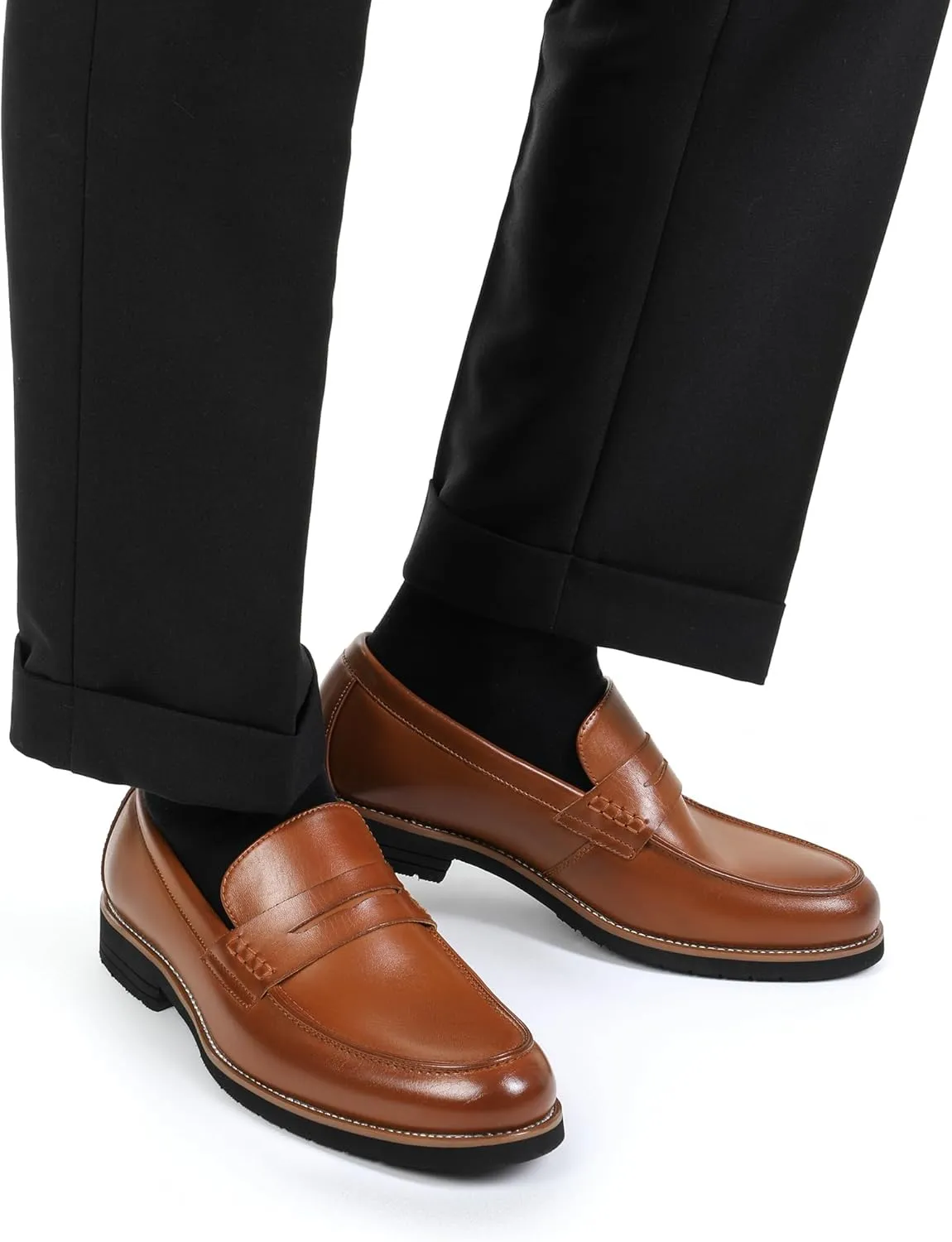 Bruno Marc Men's Dress Slip-on Penny Loafers Business Formal Shoes